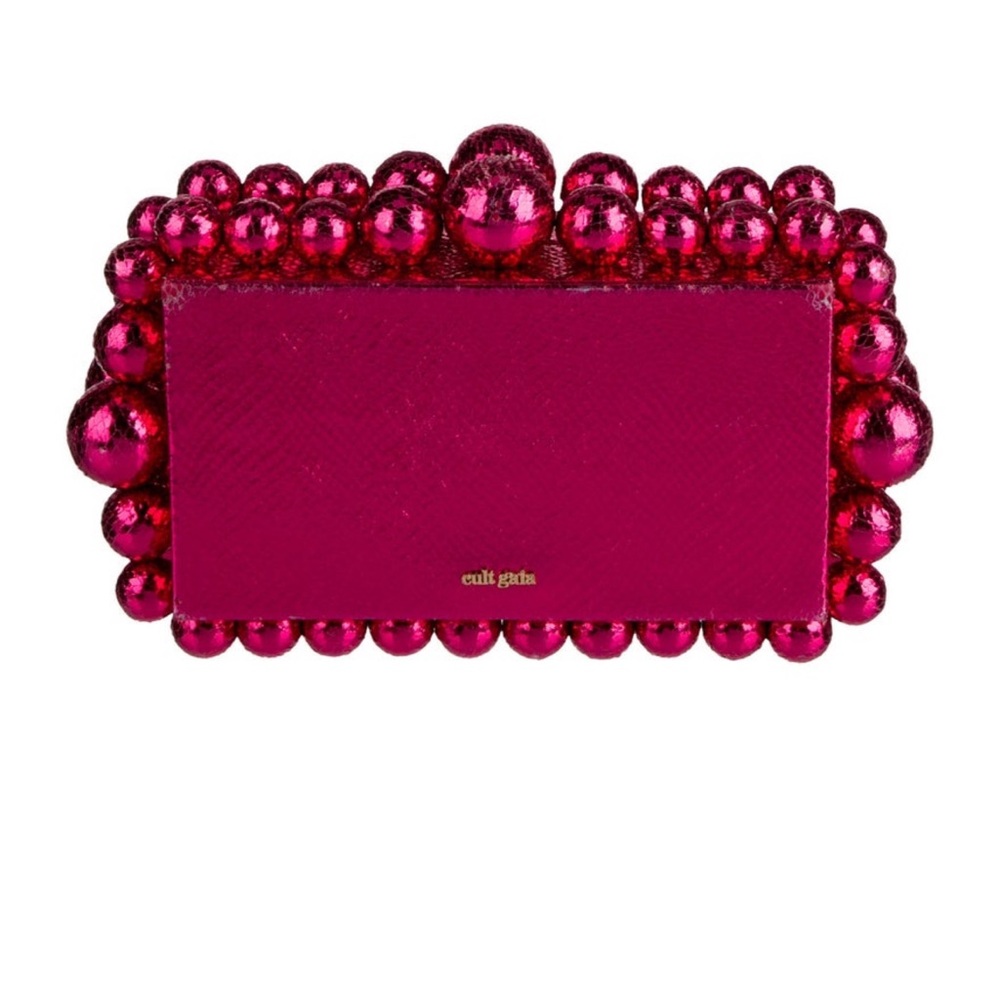 Cult Gaia Pink Clutch Bag